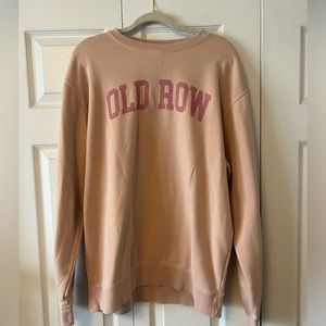 Old Row pink sweatshirt size L